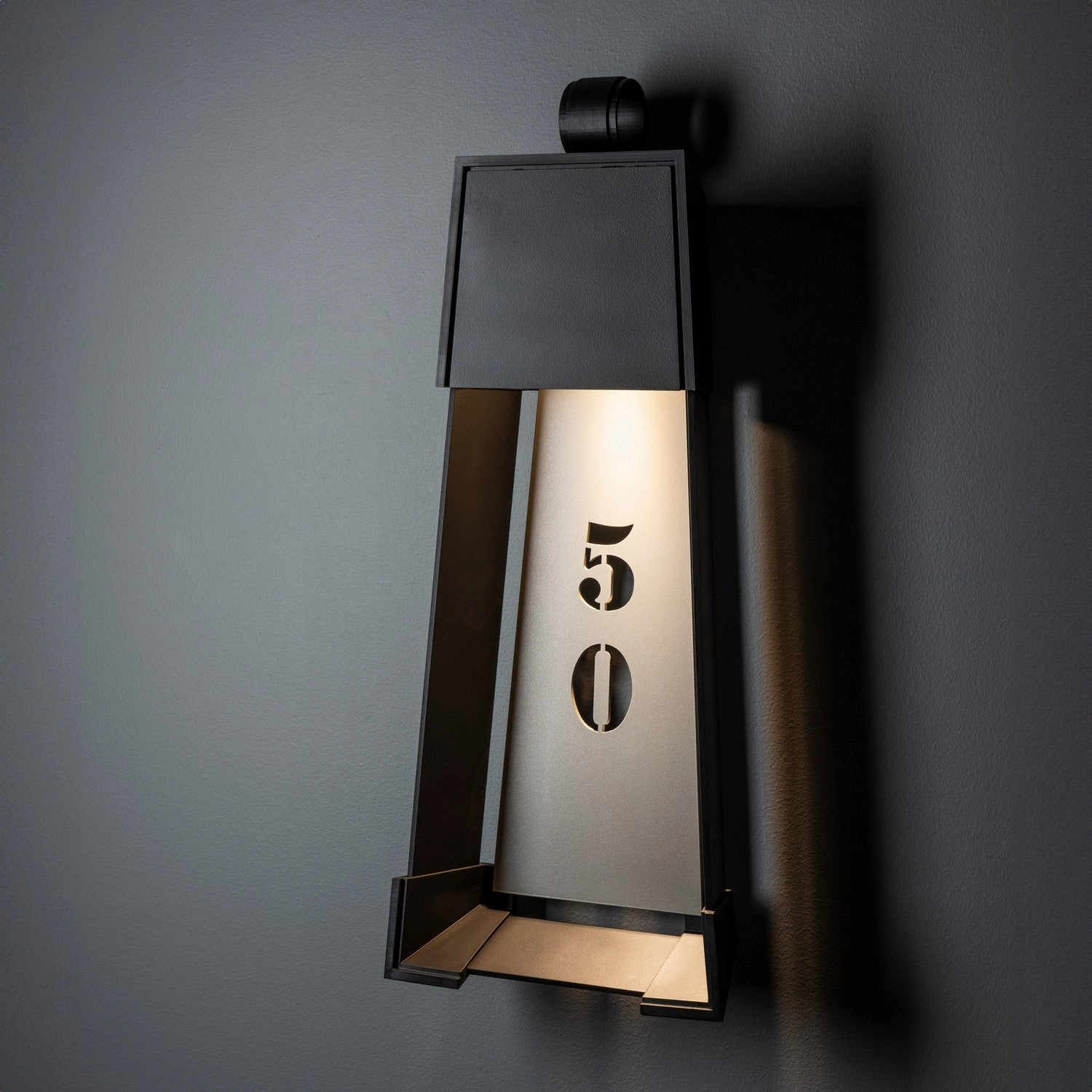 Revere One Light Outdoor Wall Sconce Coastal Black