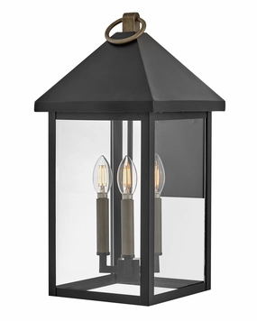 Rhett LED Wall Mount BlackOutdoor wall sconces with motion sensor