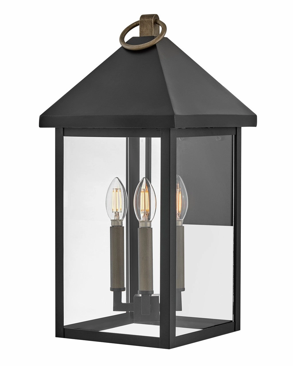 Rhett LED Wall Mount BlackOutdoor wall sconces with motion sensor