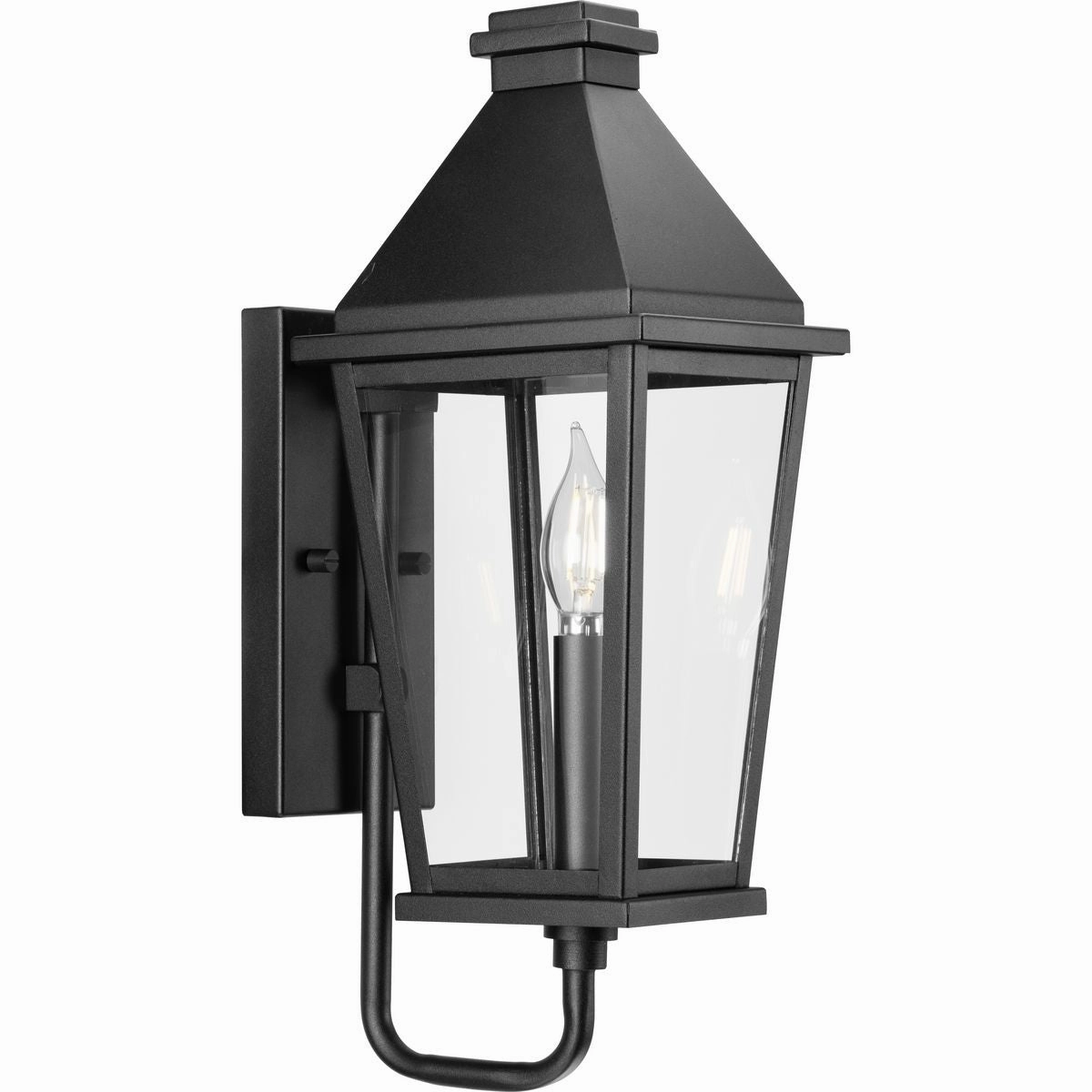 Richmond Hill One Light Outdoor Wall Lantern Black