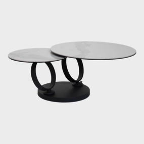 Rimini - Coffee Table With White Ceramic Topoutdoor coffee table for patio or lounge