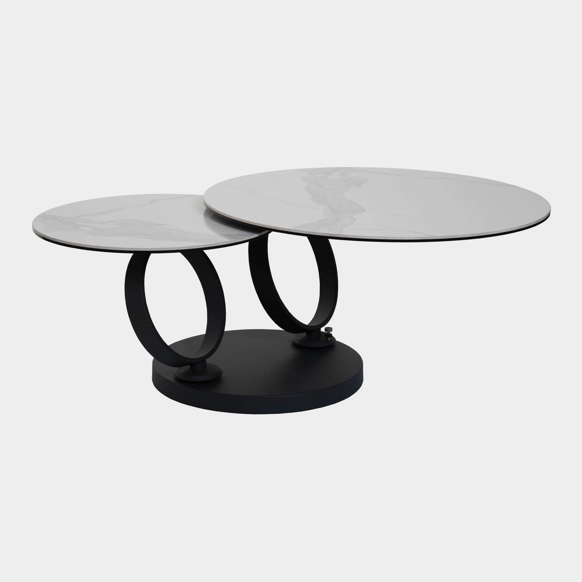 Rimini - Coffee Table With White Ceramic Topoutdoor coffee table for patio or lounge