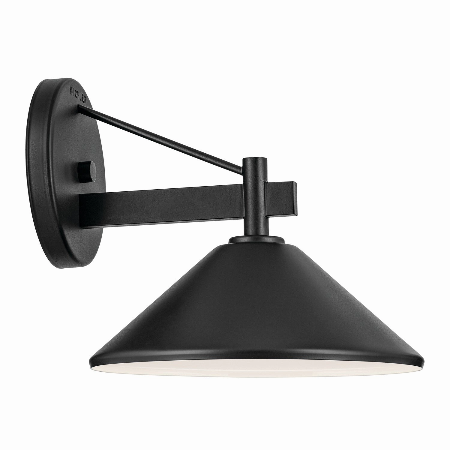 Ripley One Light Outdoor Wall Mount Black