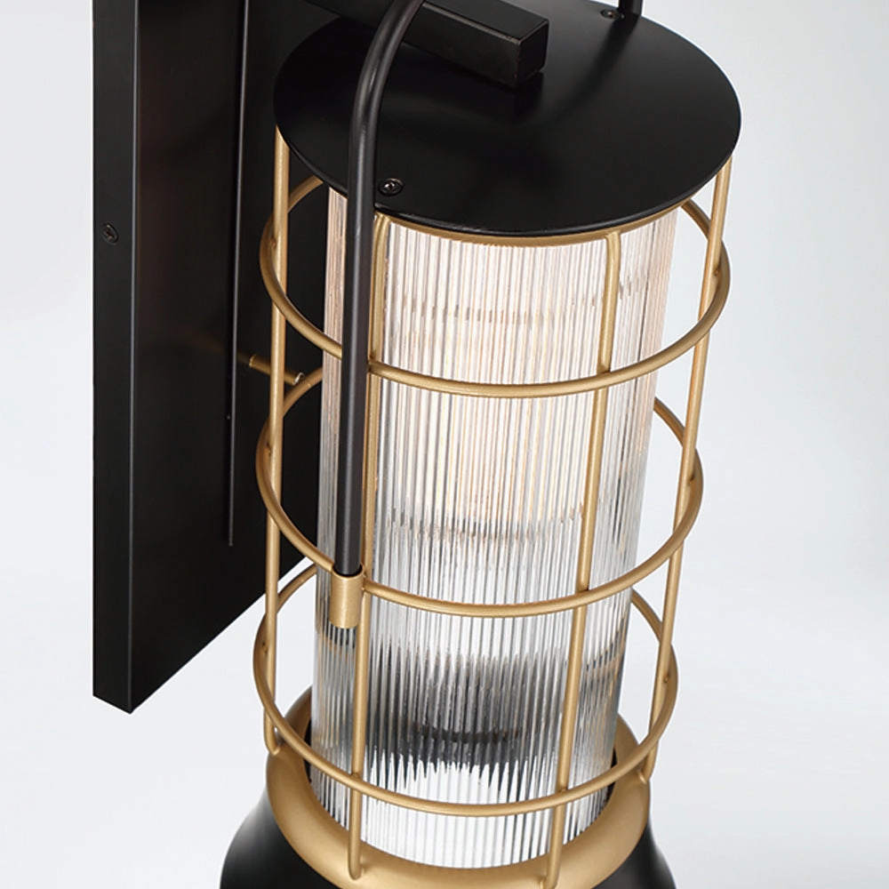 Rivamar One Light Lantern Gold-Black