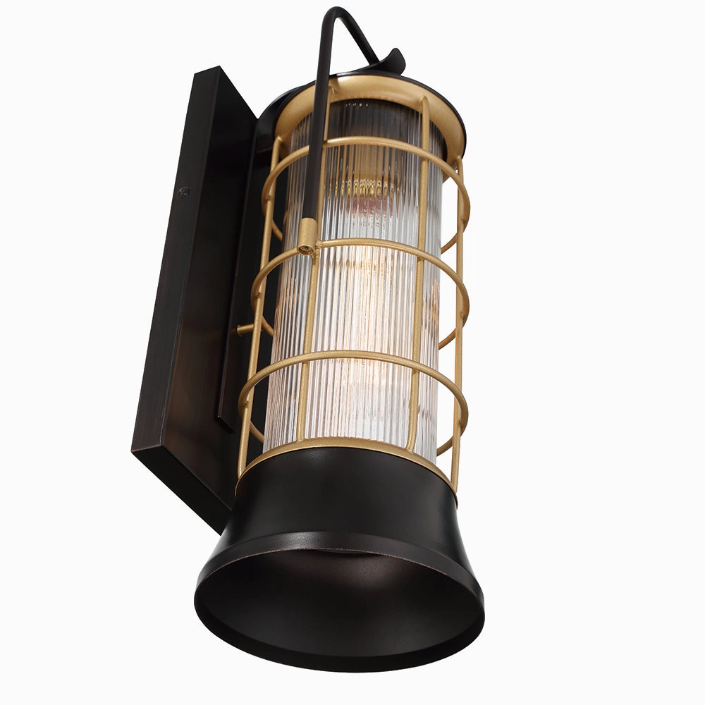 Rivamar One Light Lantern Gold-Black