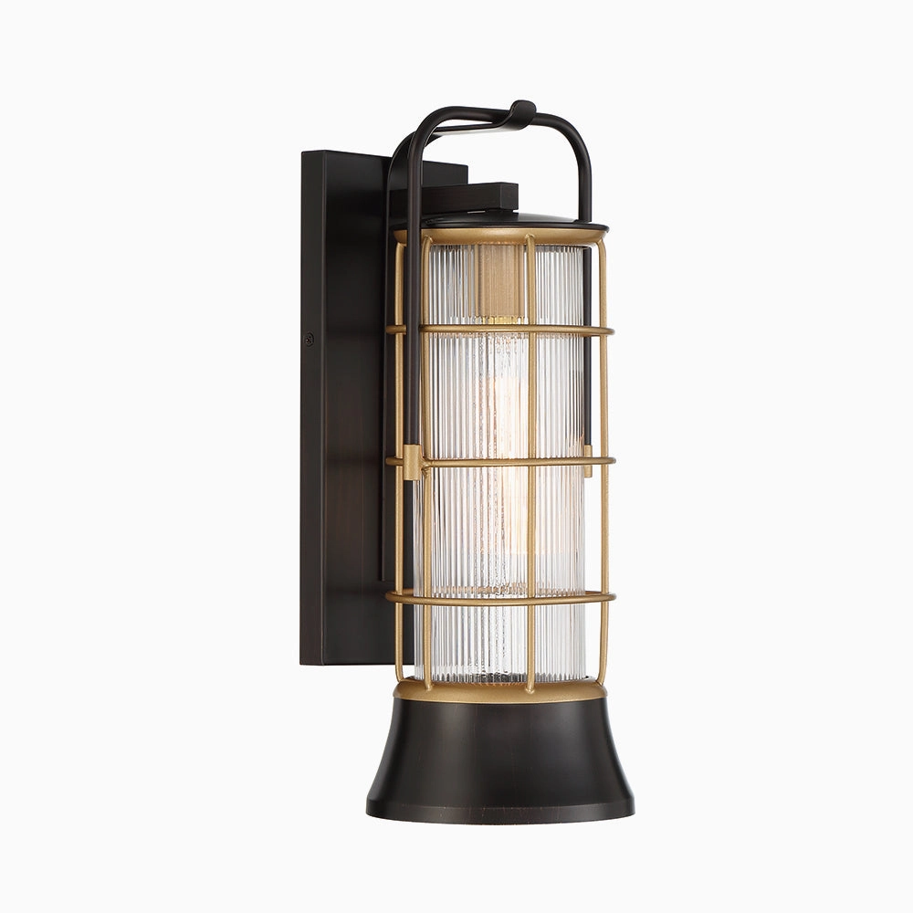 Rivamar One Light Lantern Gold-Black