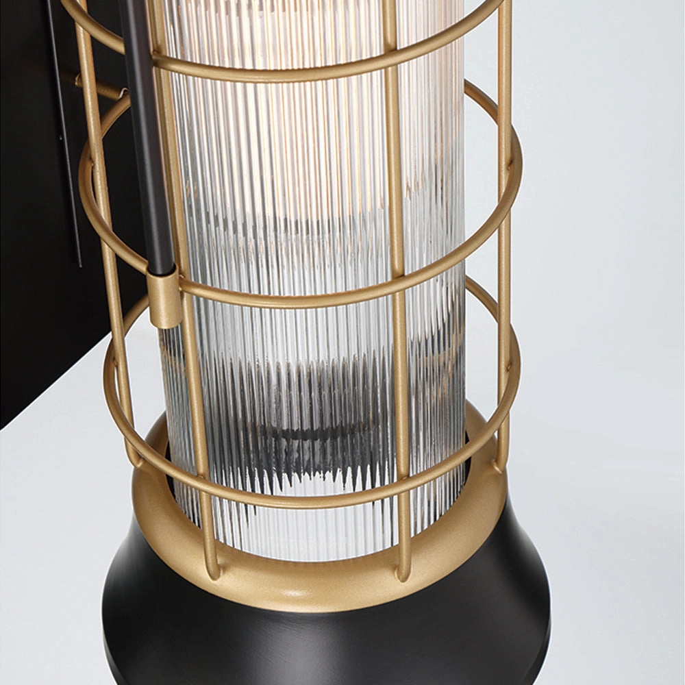 Rivamar One Light Lantern Gold-Black