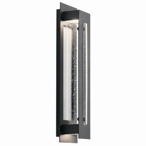 River Path LED Outdoor Wall Mount Textured BlackOutdoor wall sconces with motion sensor