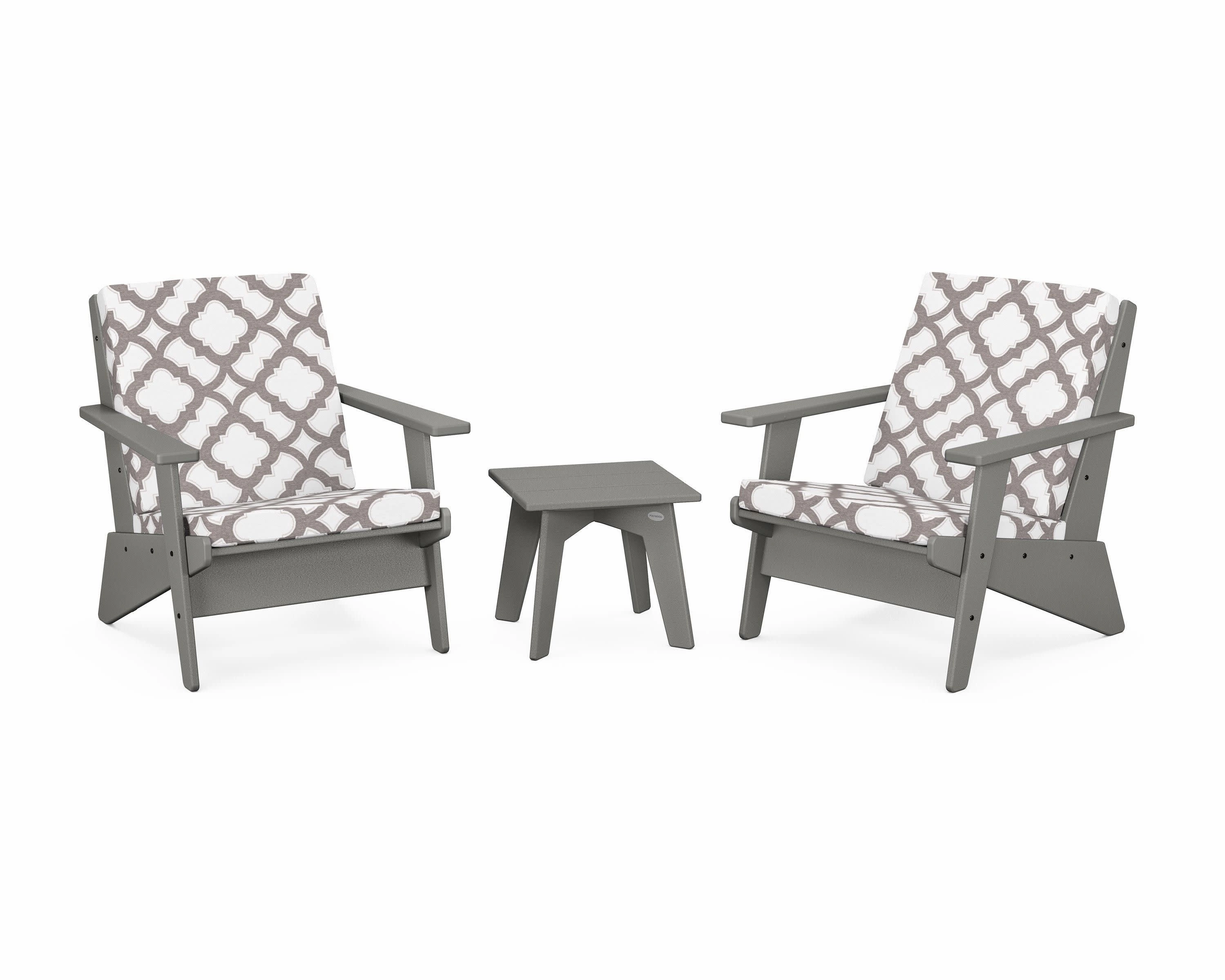 Riviera Modern Lounge 3-Piece Set