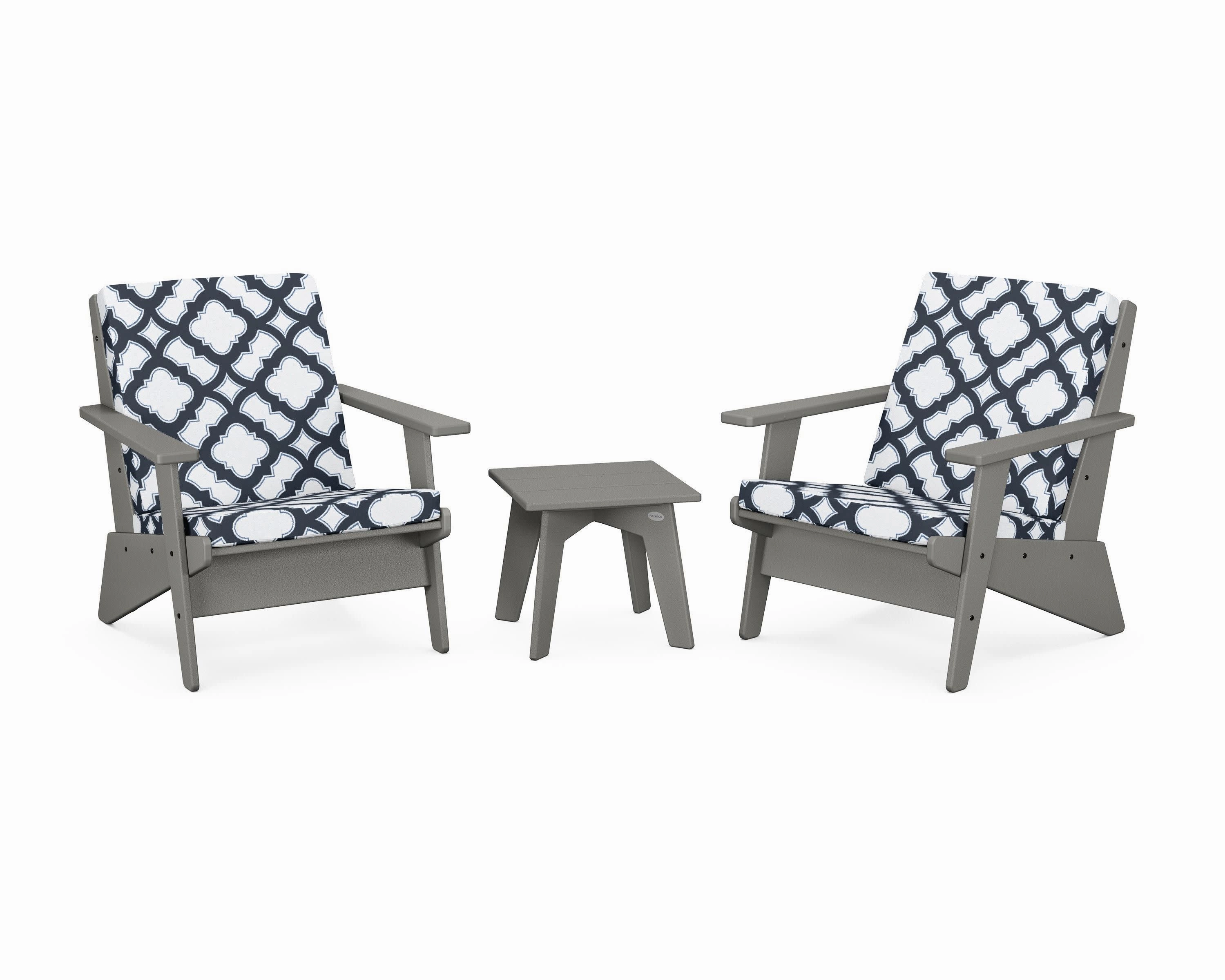 Riviera Modern Lounge 3-Piece Set