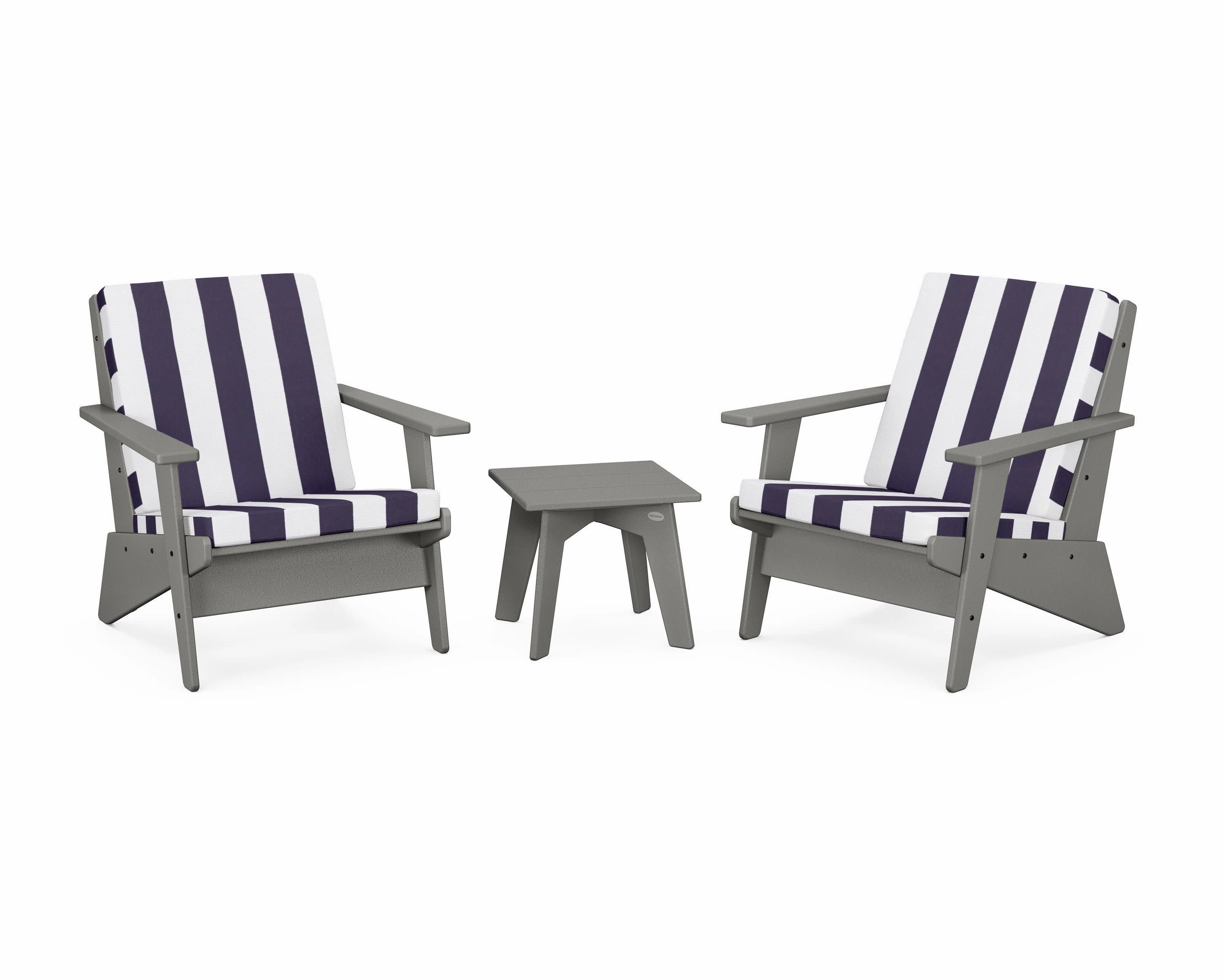 Riviera Modern Lounge 3-Piece Set