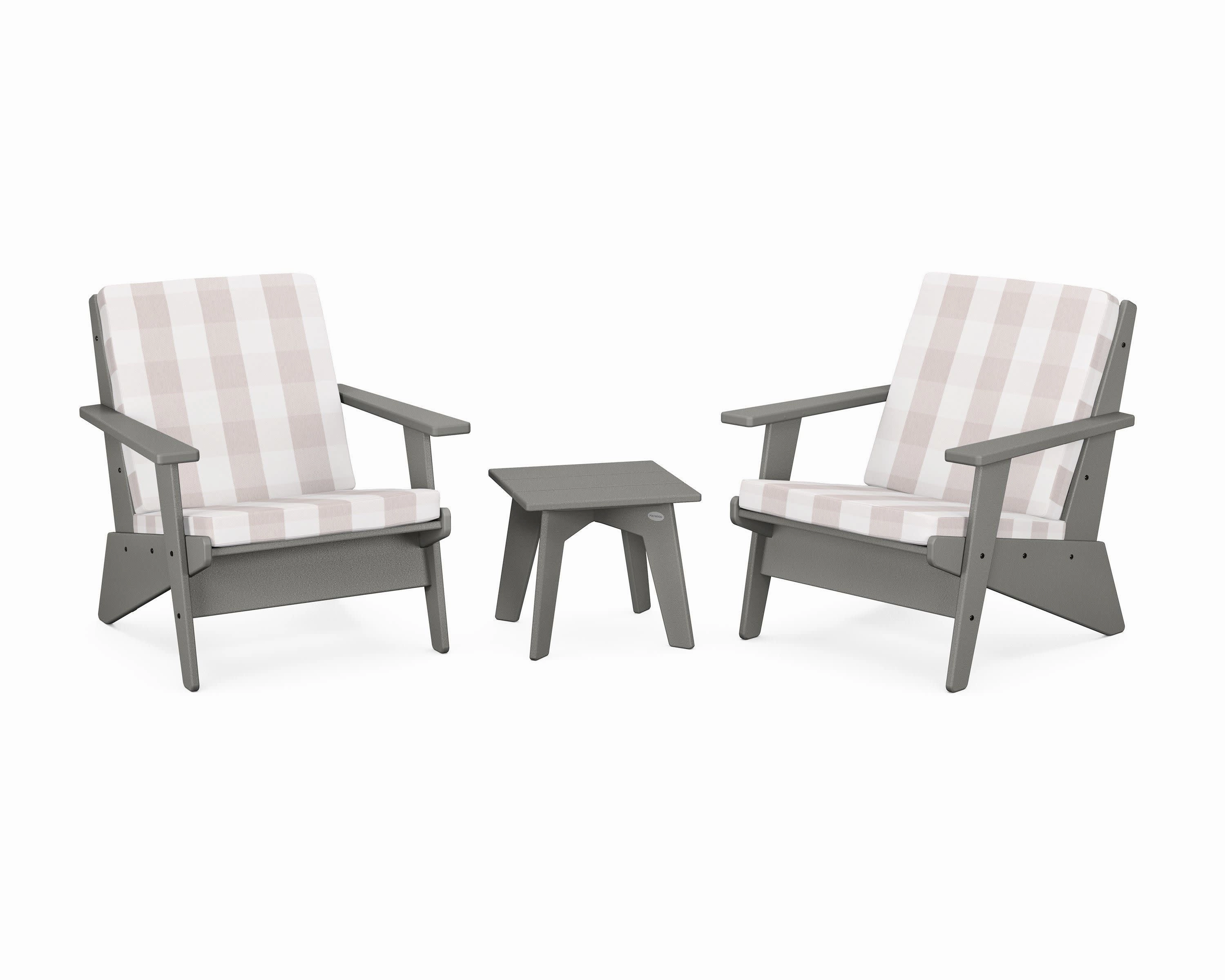Riviera Modern Lounge 3-Piece Set