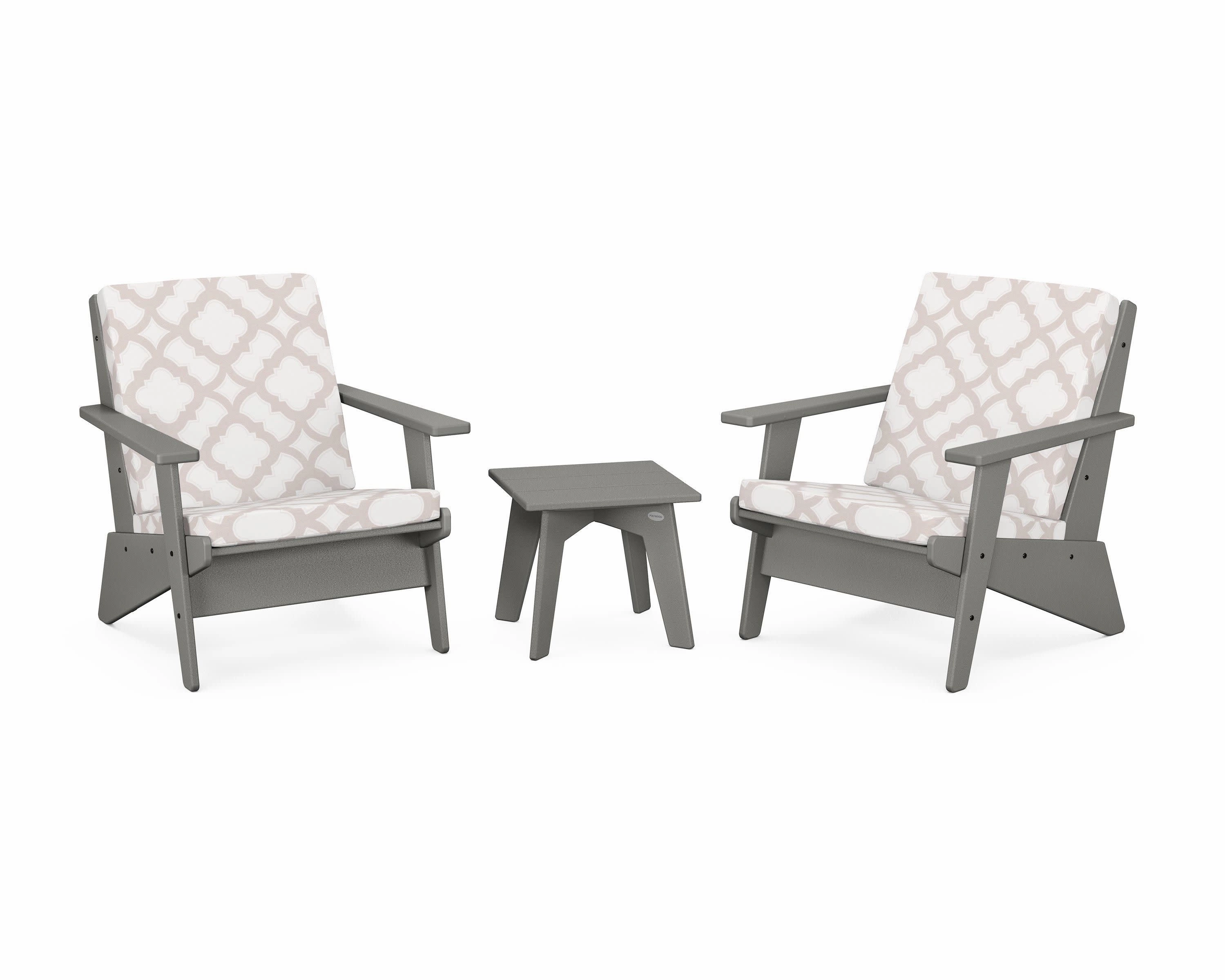 Riviera Modern Lounge 3-Piece Set