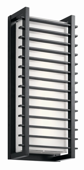 Rockbridge LED Outdoor Wall Mount BlackOutdoor wall sconces with motion sensor