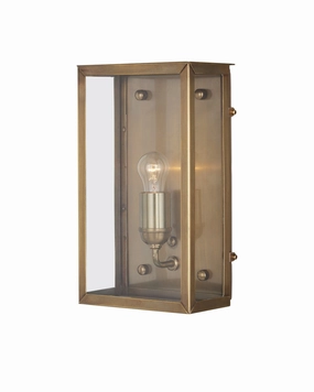 Royster Collection One Light Outdoor Wall Sconce Antique Brass / ClearOutdoor wall sconces with motion sensor