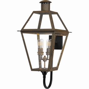 Rue De Royal Four Light Outdoor Wall Lantern Industrial BronzeOutdoor wall sconces with motion sensor