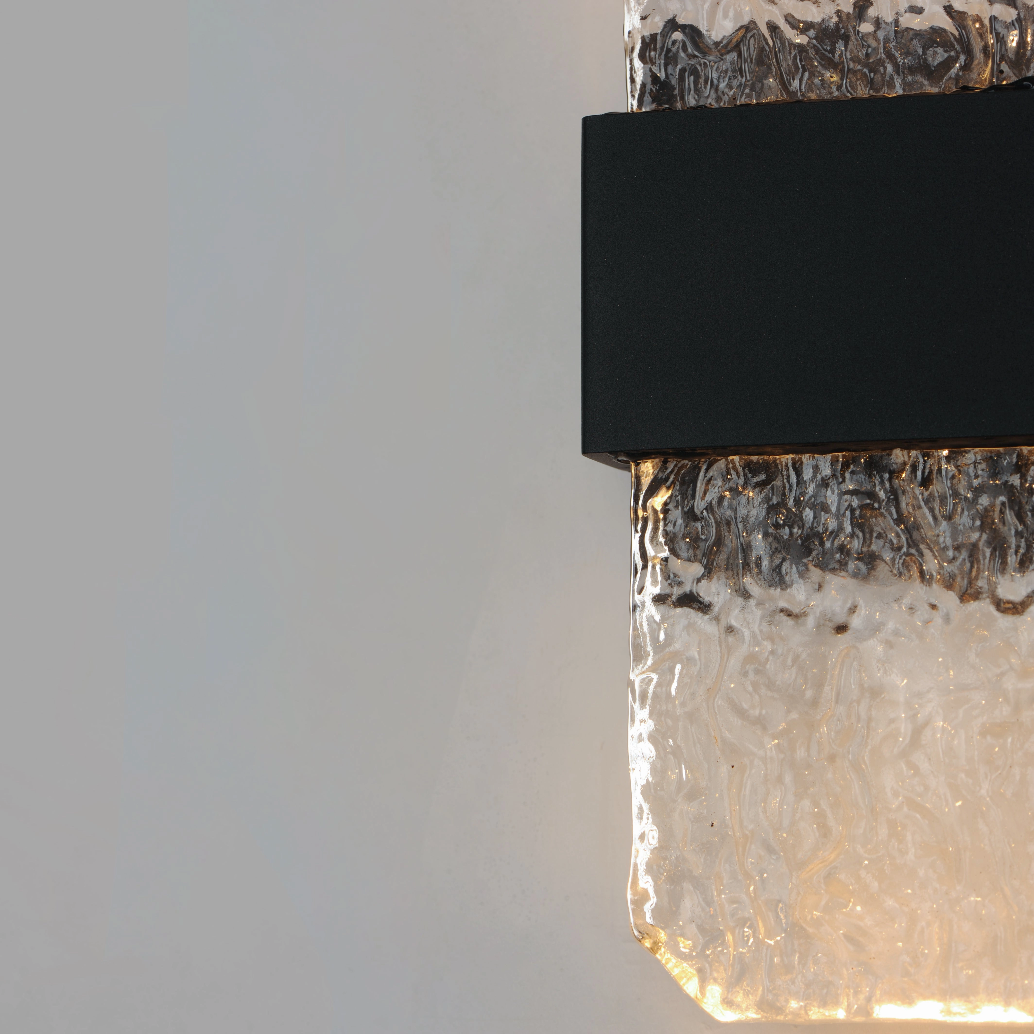 Rune LED Outdoor Wall Sconce Black