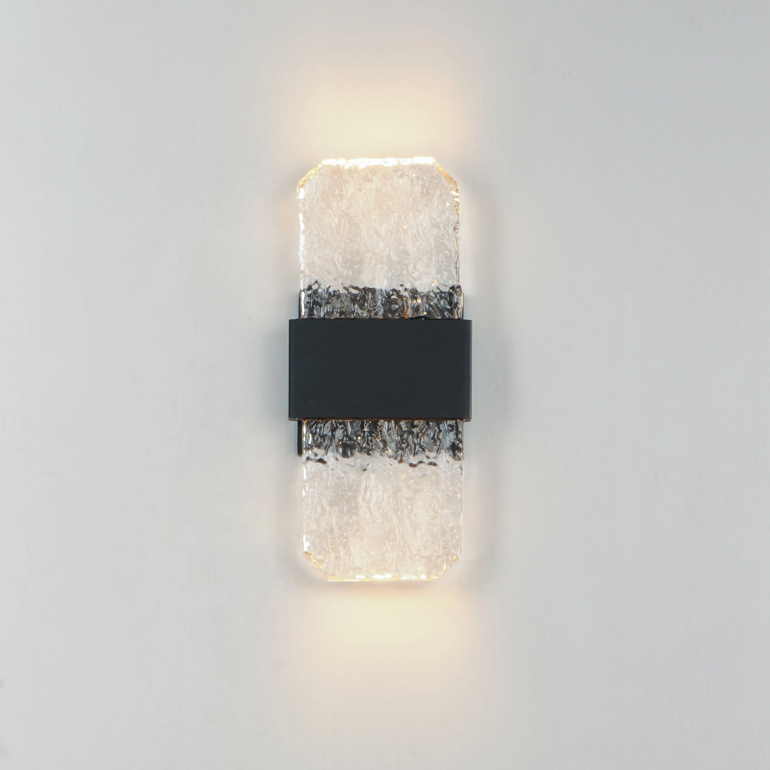 Rune LED Outdoor Wall Sconce Black