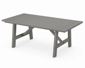 Rustic Farmhouse 39" x 75" Dining Tableoutdoor patio furniture set