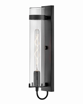 Ryden LED Wall Mount Lantern BlackOutdoor wall sconces with motion sensor