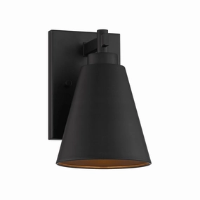 Ryder One Light Outdoor Wall Lantern Matte BlackOutdoor wall sconces with motion sensor