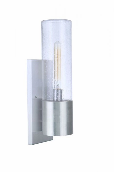 Sabre One Light Outdoor Wall Mount Satin Aluminum