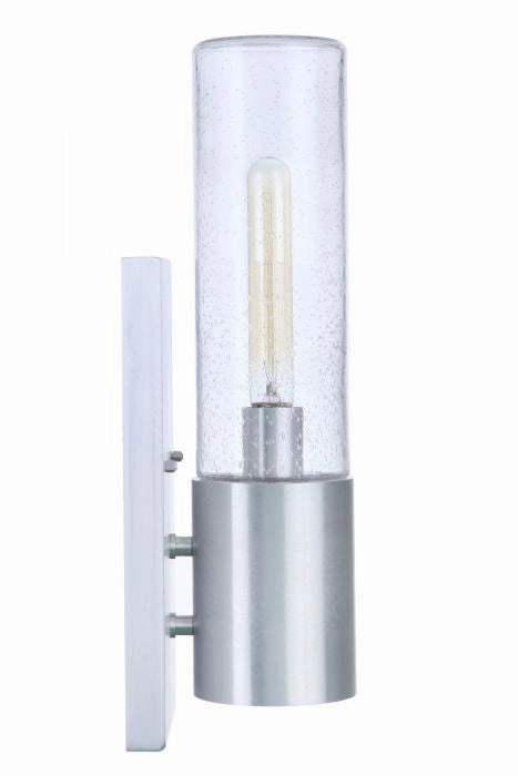Sabre One Light Outdoor Wall Mount Satin Aluminum