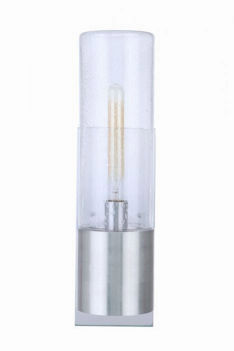 Sabre One Light Outdoor Wall Mount Satin Aluminum
