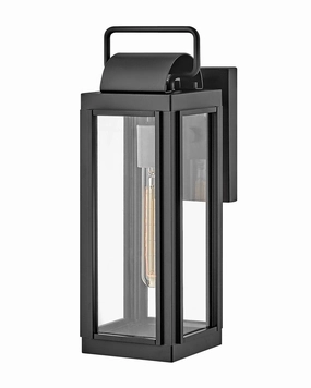 Sag Harbor LED Wall Mount BlackOutdoor wall sconces with motion sensor