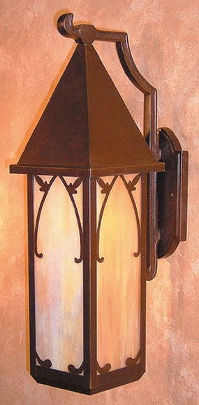 Saint George One Light Wall Mount BronzeOutdoor wall sconces with motion sensor