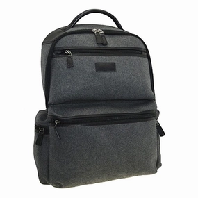 Metropolitan Felt Backpack With Leather Trim Save More Now