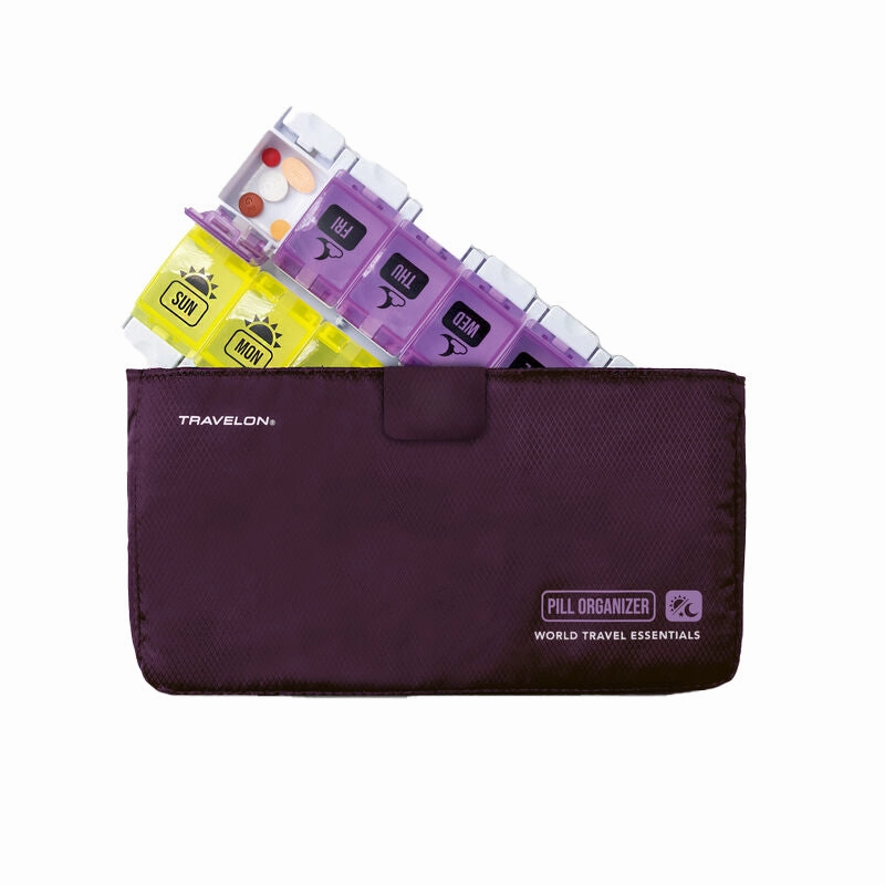 Hot Offer Ending Soon Travelon 7-Day Push-Button Pill Case