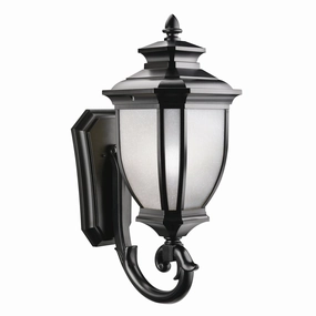 Salisbury One Light Outdoor Wall Mount BlackOutdoor wall sconces with motion sensor