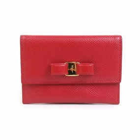 Hot Sale Alert Special Savings Today Salvatore Ferragamo  Leather Card Case (Pre-Owned)