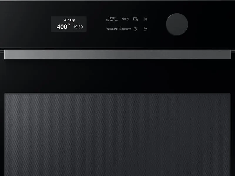 Samsung MC12DB8700CK 1.2 Cu. Ft. Countertop Microwave With Power Convection In Black Glass