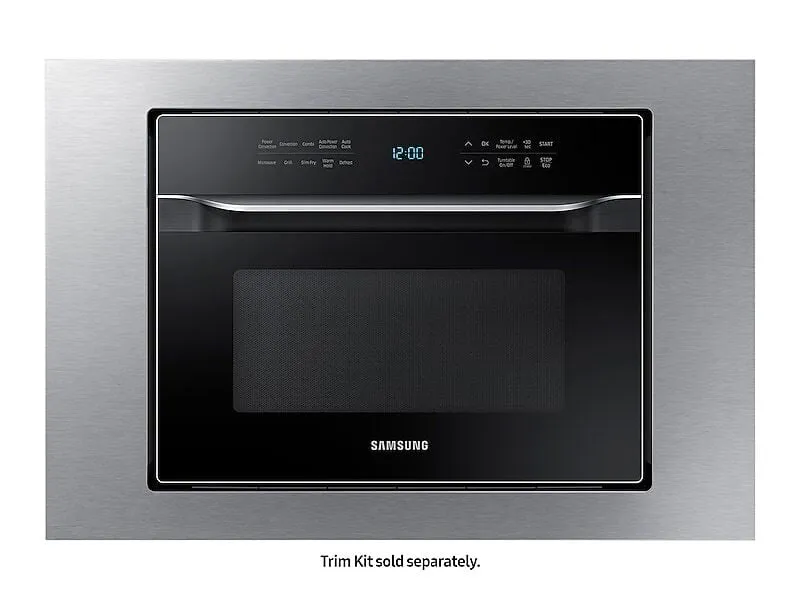Samsung MC12J8035CT 1.2 Cu. Ft. Powergrill Duo&#8482; Countertop Microwave With Power Convection And Built-In Application In Black