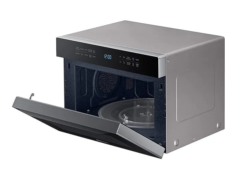 Samsung MC12J8035CT 1.2 Cu. Ft. Powergrill Duo&#8482; Countertop Microwave With Power Convection And Built-In Application In Black