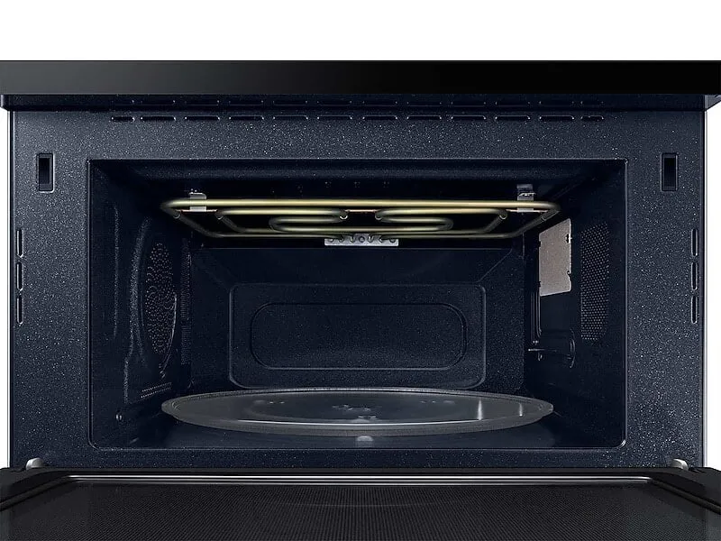 Samsung MC12J8035CT 1.2 Cu. Ft. Powergrill Duo&#8482; Countertop Microwave With Power Convection And Built-In Application In Black