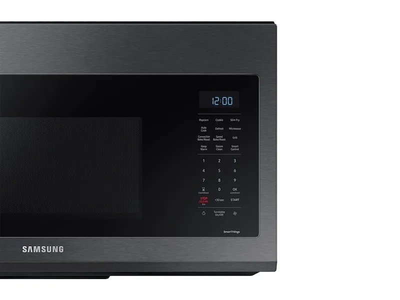 Samsung MC17T8000CG 1.7 Cu. Ft. Over-The-Range Microwave With Convection And Slim Fry&#8482; In Black Stainless Steel