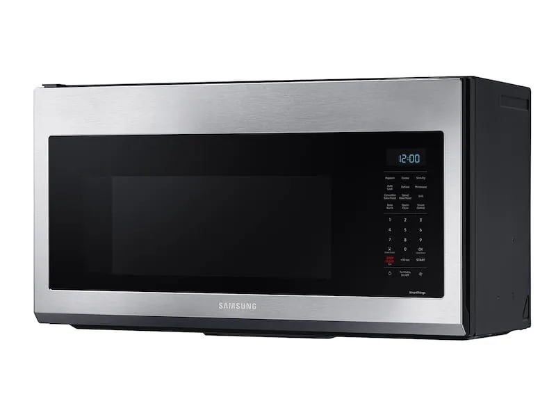 Samsung MC17T8000CS 1.7 Cu. Ft. Over-The-Range Microwave With Convection And Slim Fry&#8482; In Stainless Steel