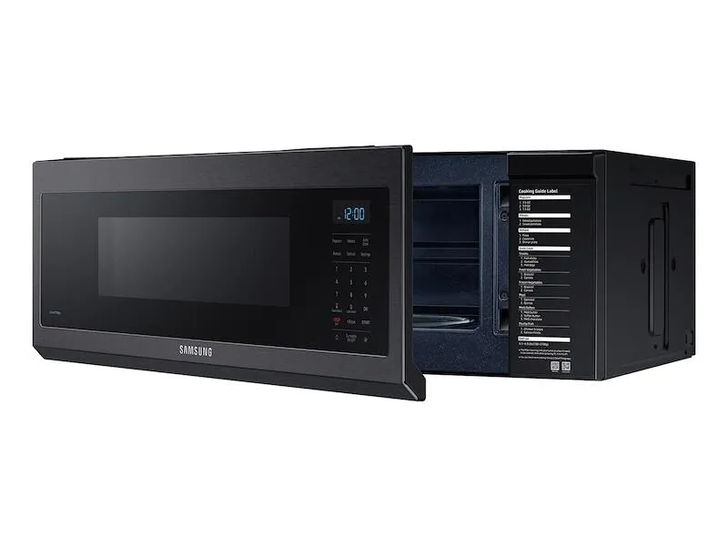 Samsung ME11A7510DG 1.1 Cu. Ft. Smart Slim Over-The-Range Microwave With 400 Cfm Hood Ventilation, Wi-Fi & Voice Control In Black Stainless Steel