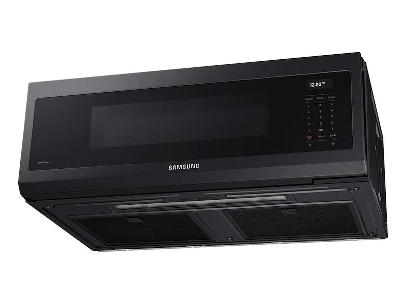 Samsung ME11A7710DG 1.1 Cu. Ft. Smart Slim Over-The-Range Microwave With 550 Cfm Hood Ventilation, Wi-Fi & Voice Control In Black Stainless Steel