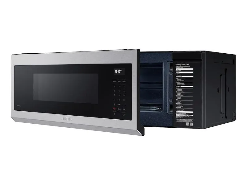 Samsung ME11A7710DS 1.1 Cu. Ft. Smart Slim Over-The-Range Microwave With 550 Cfm Hood Ventilation, Wi-Fi & Voice Control In Stainless Steel