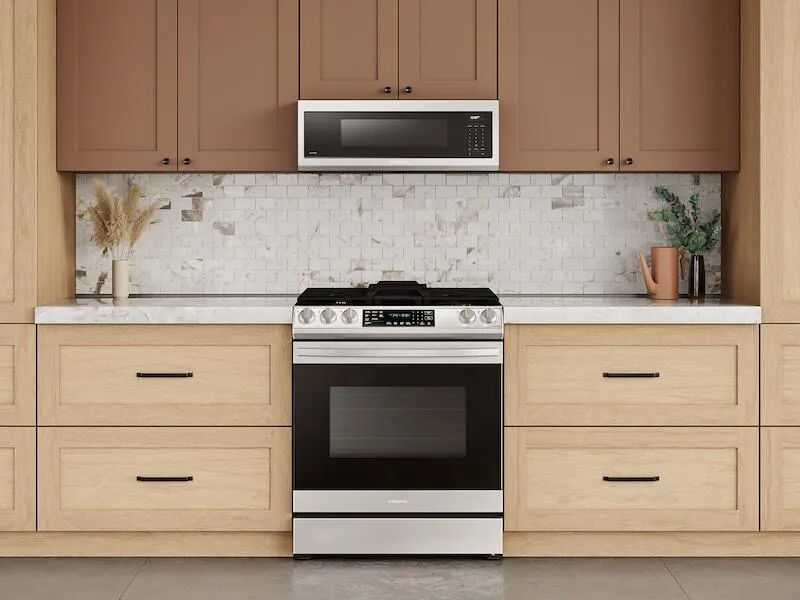 Samsung ME11A7710DS 1.1 Cu. Ft. Smart Slim Over-The-Range Microwave With 550 Cfm Hood Ventilation, Wi-Fi & Voice Control In Stainless Steel