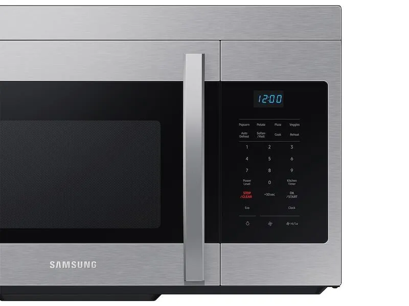 Samsung ME16A4021AS 1.6 Cu. Ft. Over-The-Range Microwave With Auto Cook In Stainless Steel
