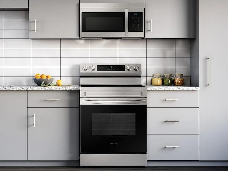 Samsung ME16A4021AS 1.6 Cu. Ft. Over-The-Range Microwave With Auto Cook In Stainless Steel