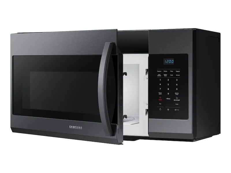 Samsung ME17R7021EG 1.7 Cu. Ft. Over-The-Range Microwave In Black Stainless Steel