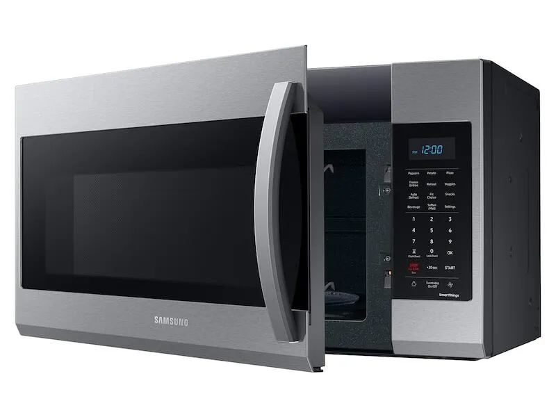 Samsung ME19A7041WS 1.9 Cu. Ft. Smart Over-The-Range Microwave With Wi-Fi And Sensor Cook In Stainless Steel