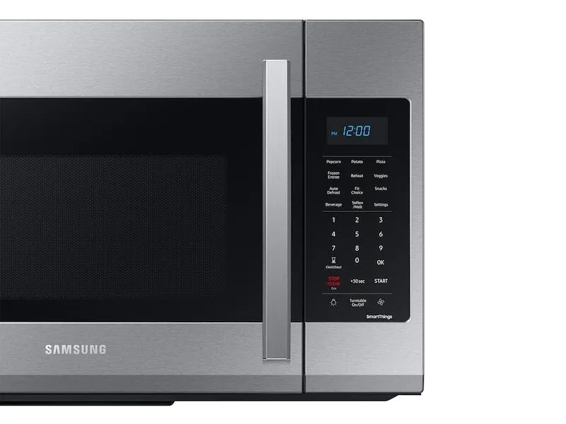 Samsung ME19A7041WS 1.9 Cu. Ft. Smart Over-The-Range Microwave With Wi-Fi And Sensor Cook In Stainless Steel