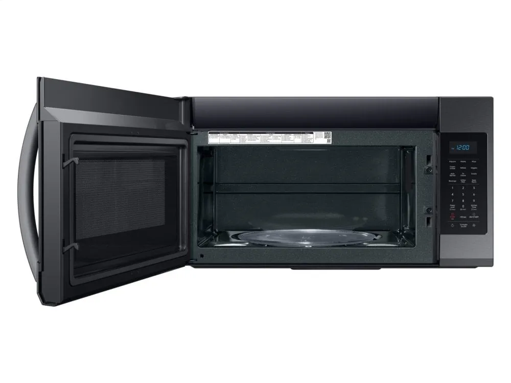 Samsung ME19R7041FG 1.9 Cu Ft Over The Range Microwave With Sensor Cooking In Black Stainless Steel